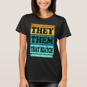 Camiseta Ellos Pronundan El Género No binario Lgbtq Neutral