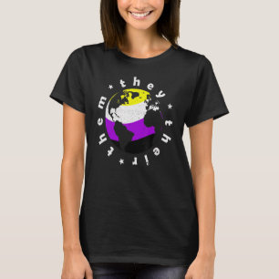 Camiseta Ellos Son Sus Pronouns No Binario Lgbtq