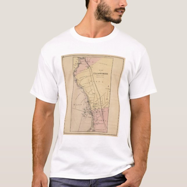 Camiseta Ellsworth, Maine (Anverso)