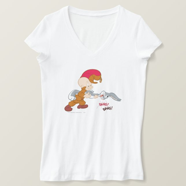 Camiseta ELMER FUDD™ y BUNNY™ (Anverso del diseño)