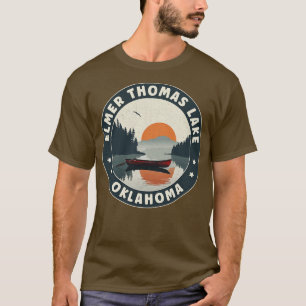 Camiseta Elmer Thomas Lake Oklahoma Sunset