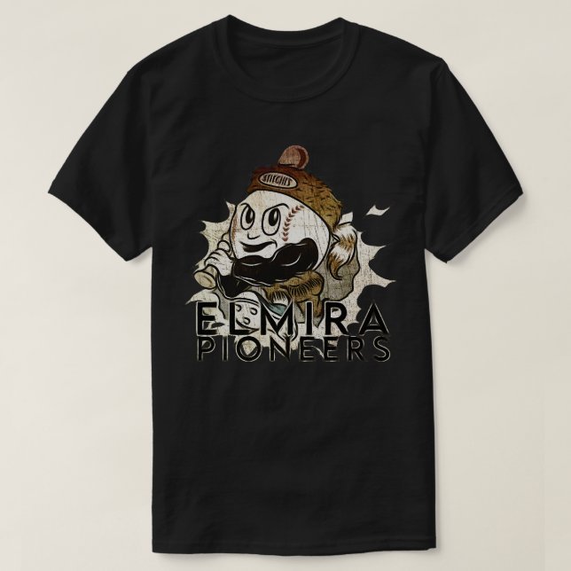 Camiseta Elmira Pioneers (Diseño del anverso)