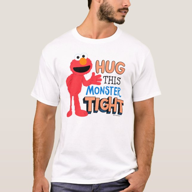 Camiseta Elmo | Abrazarse de este monstruo (Anverso)