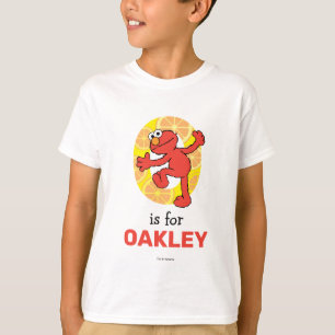 Camiseta Elmo Alfabeto O Naranja