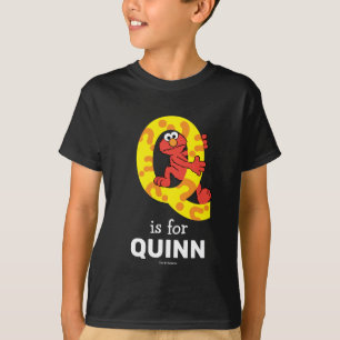 Camiseta Elmo Alfabeto Q Signo de interrogación