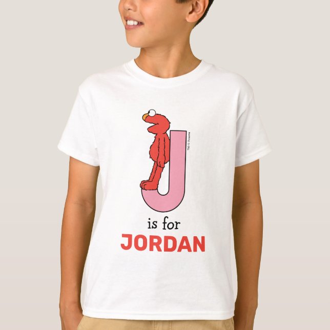 Camiseta Elmo Alphabet | J Rosa (Anverso)