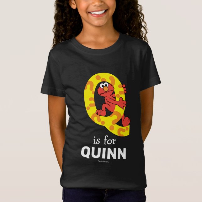Camiseta Elmo Alphabet | Q Pregunta (Anverso)