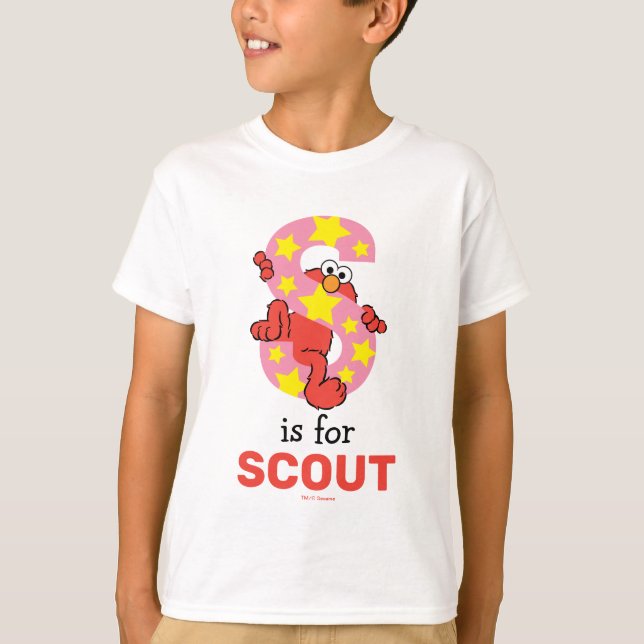 Camiseta Elmo Alphabet | S Star (Anverso)
