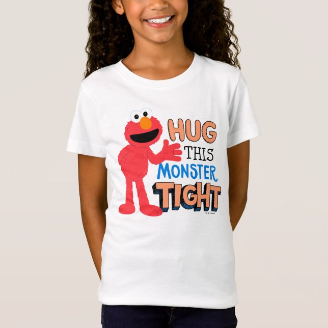 Camiseta Elmo | Apretar a este monstruo (Anverso)