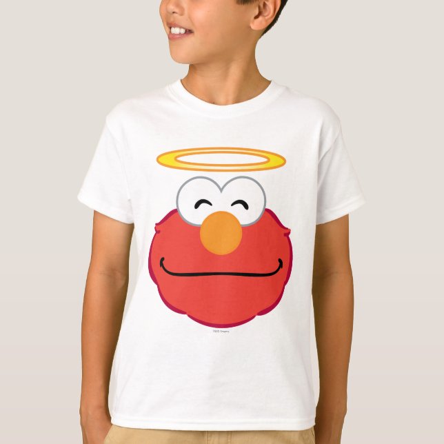 Camiseta Elmo Cara sonriente con Halo (Anverso)
