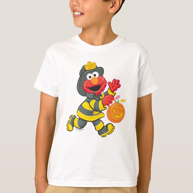 Camiseta Elmo | Disfraz de Fireman (Anverso)