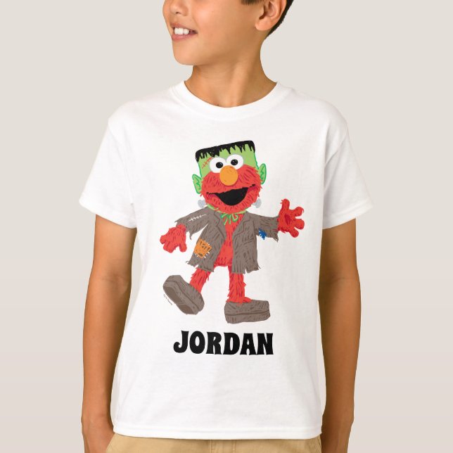 Camiseta Elmo | Disfraz de Frankenstein (Anverso)