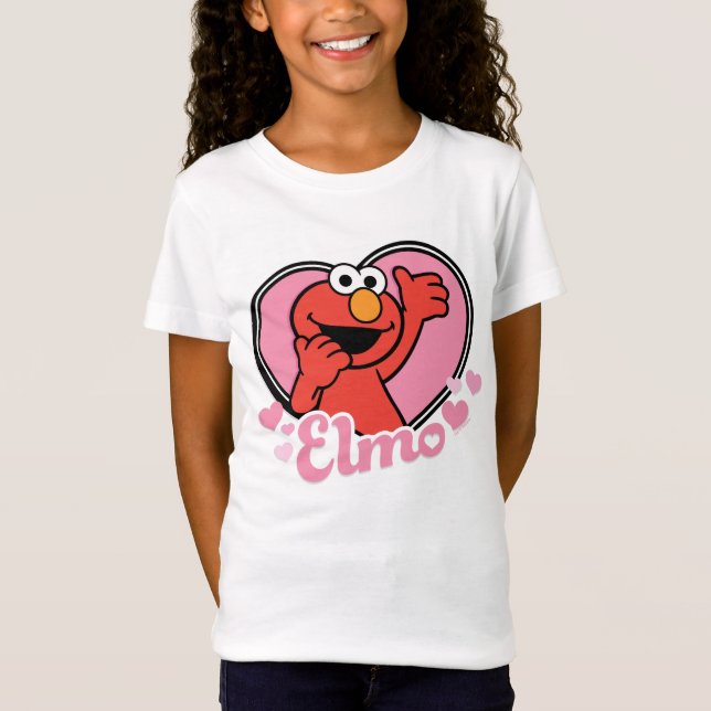 Camiseta Elmo en Heart Valentine (Anverso)