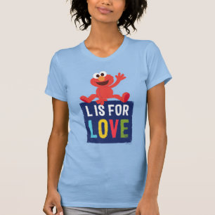 Camiseta Elmo   L es para amor