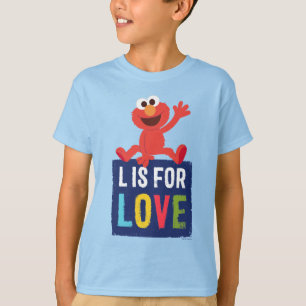 Camiseta Elmo   L es por Amor
