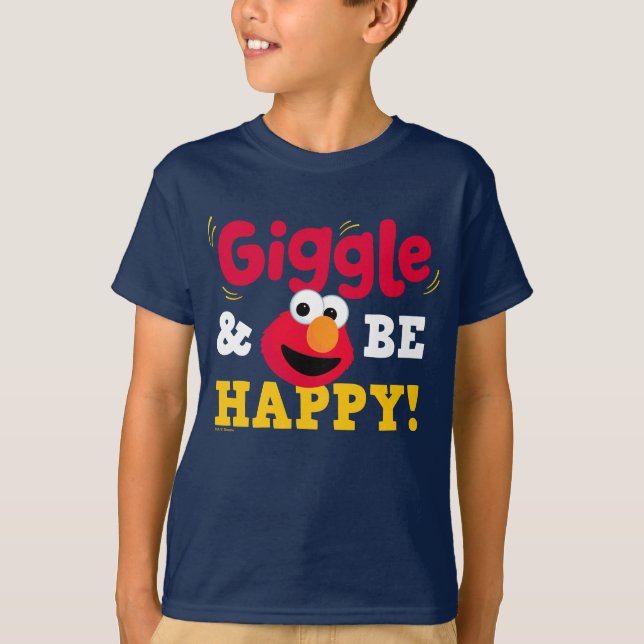 Camiseta Elmo Ríe y Sé Feliz (Anverso)