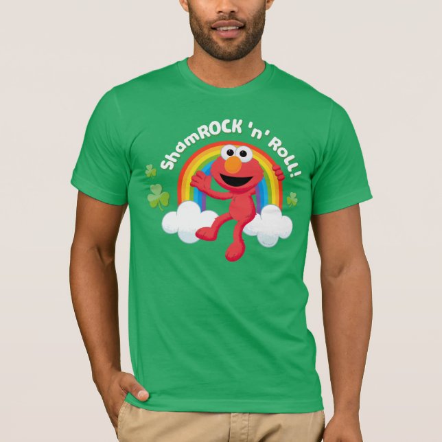Camiseta Elmo | Shamrock 'n' Roll Arcoiris (Anverso)