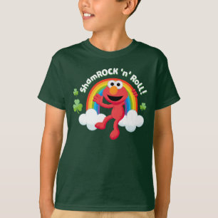 Camiseta Elmo Shamrock 'n' Roll Arcoiris