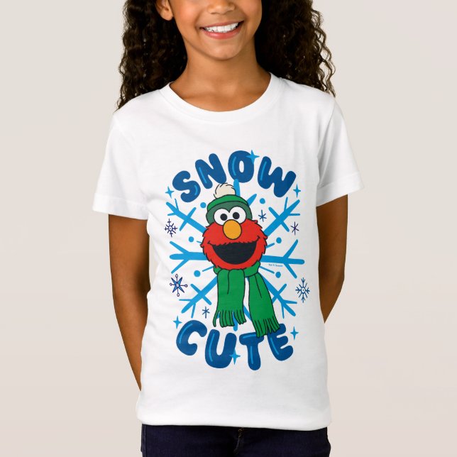 Camiseta Elmo Snow Cute (Anverso)