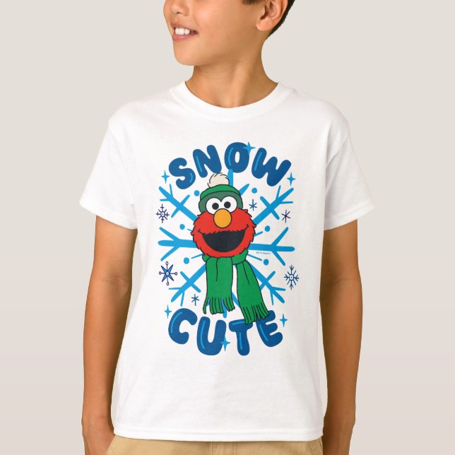 Camiseta Elmo Snow Cute (Anverso)