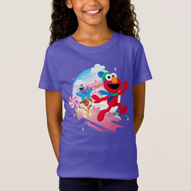 Camiseta Elmo, Tango y Cookie Monster | La mejor Navidad de (Anverso)