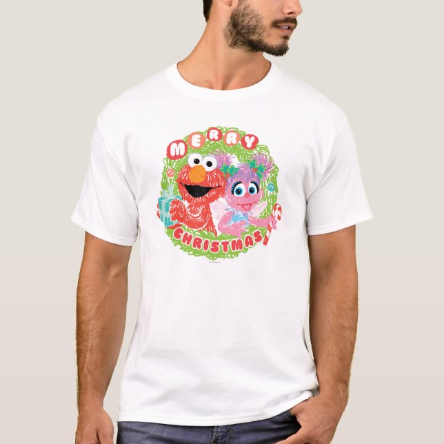 Camiseta Elmo y Abby Scribble (Anverso)