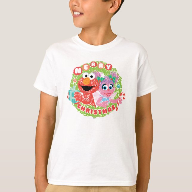 Camiseta Elmo y Abby Scribble (Anverso)