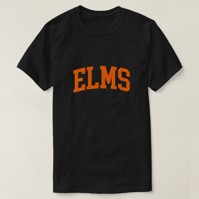 Camiseta Elms Arch Athletic College University Alumni Style (Diseño del anverso)