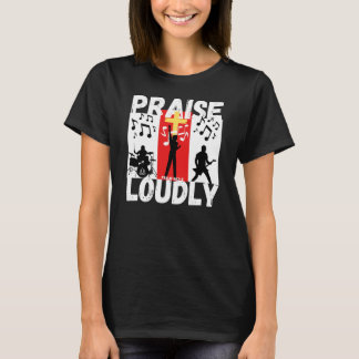 Camiseta Elogiar un diseño de inspiración bíblica LOUDosame
