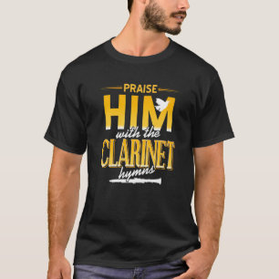 Camiseta Elogiarlo Con El Clarinet Hymns Guay Retro Pres