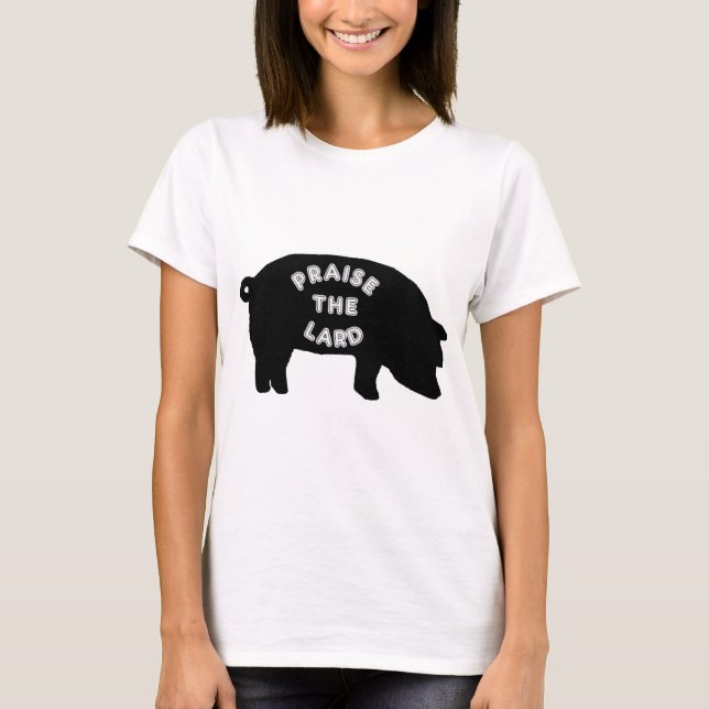 Camiseta Elogie la manteca de cerdo (Anverso)
