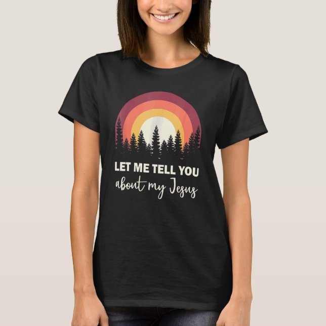 Camiseta Elogio A Christian Permítanme Decirles Sobre Mi Je (Anverso)