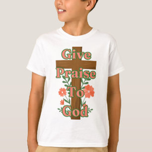 Camiseta Elogio a Dios Wooden Cross Boy