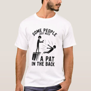 Camiseta Elogio a Espaldas Divertido Adulto Sarcástico