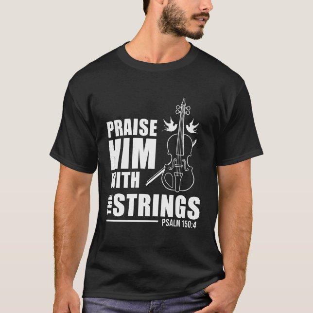 Camiseta Elogio Con El Salmo De Las Cadenas 150 4 (Anverso)