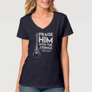 Camiseta Elogio - Regalos de culto cristiano - Gu eléctrico