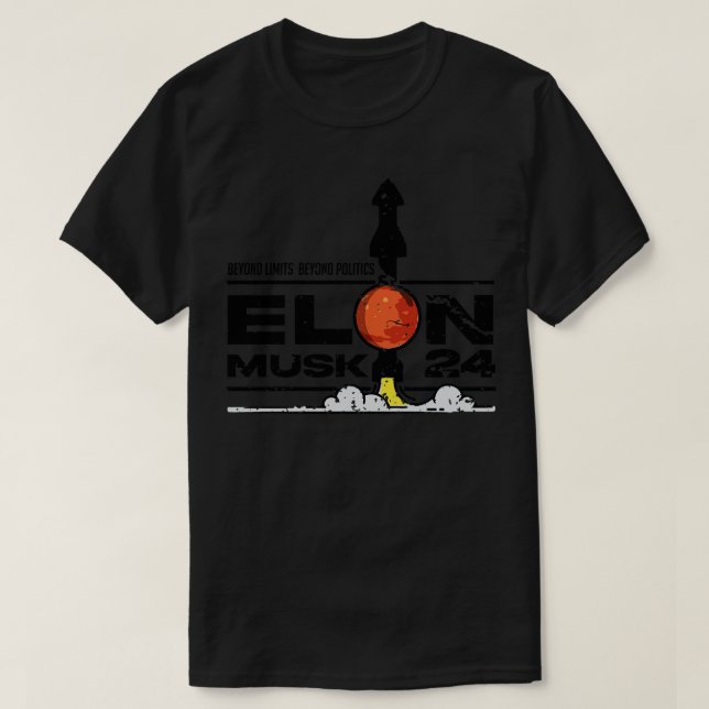 Camiseta Elon Musck para el diseño con problemas de 2024 (Diseño del anverso)