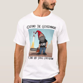 Camiseta Elon Musk Gnome Defiende Al Gobierno