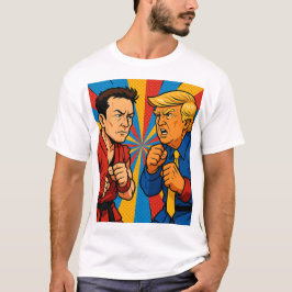 CAMISETA ELON MUSK VS DONALD TRUMP