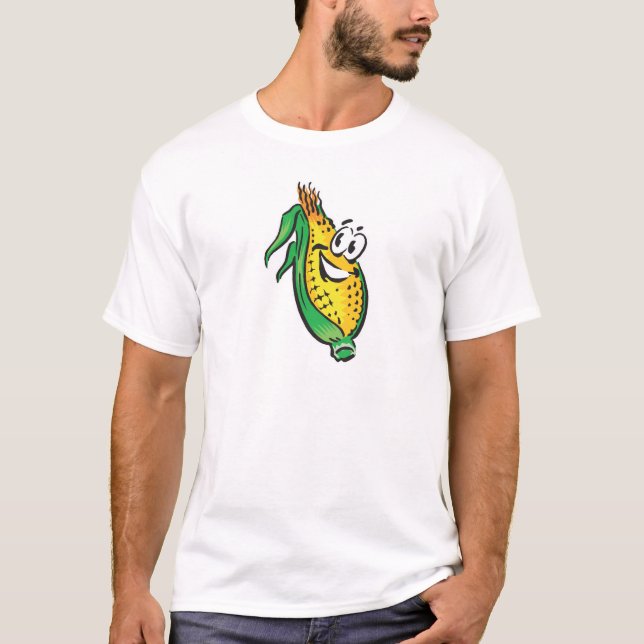 Camiseta elote con cara feliz (Anverso)