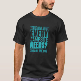 Camiseta Elote y amante del camping u2013 Divertido campame
