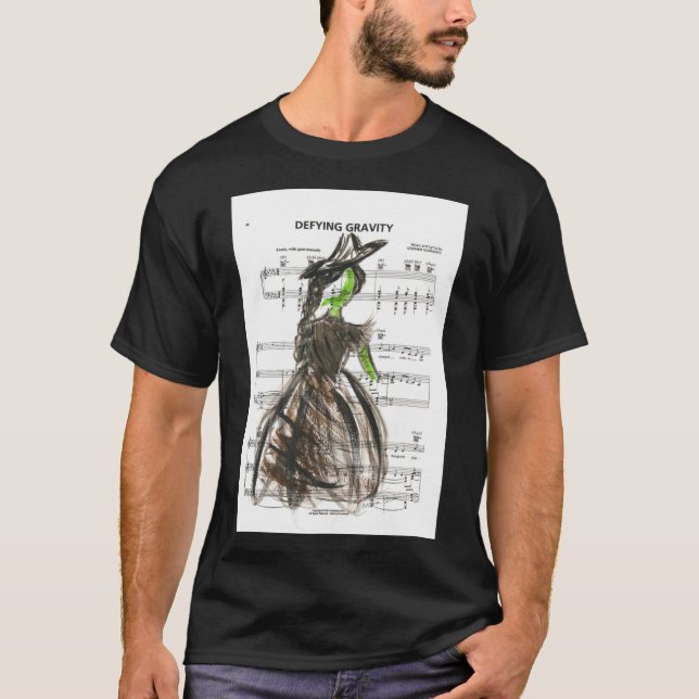 Camiseta Elphaba - Defying Gravity Classic T-Shirt (Anverso)