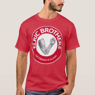 Camiseta Elric Brothers Parodia El Estándar De La Alquimia