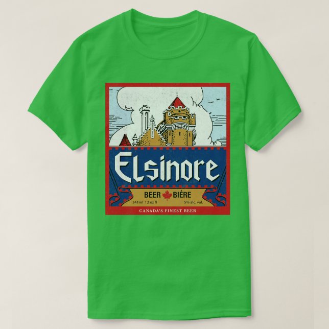 Camiseta Elsinore Beer vintage (Diseño del anverso)