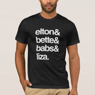 Camiseta Elton Bette Babs y Liza