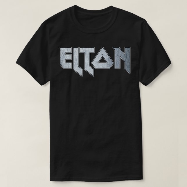 Camiseta Elton metalizado fuerte (Diseño del anverso)