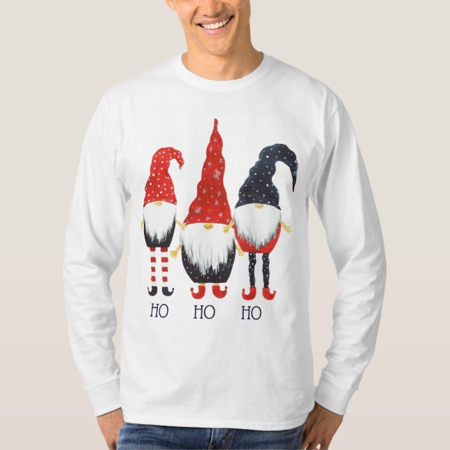 Camiseta Elves, 3 Navidades de la cocina, Ho Ho Ho Ho (Anverso)