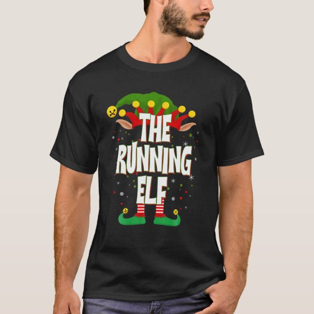 Camiseta Elves Agrupa Los Navidades De Elf En Ejecución (Anverso)
