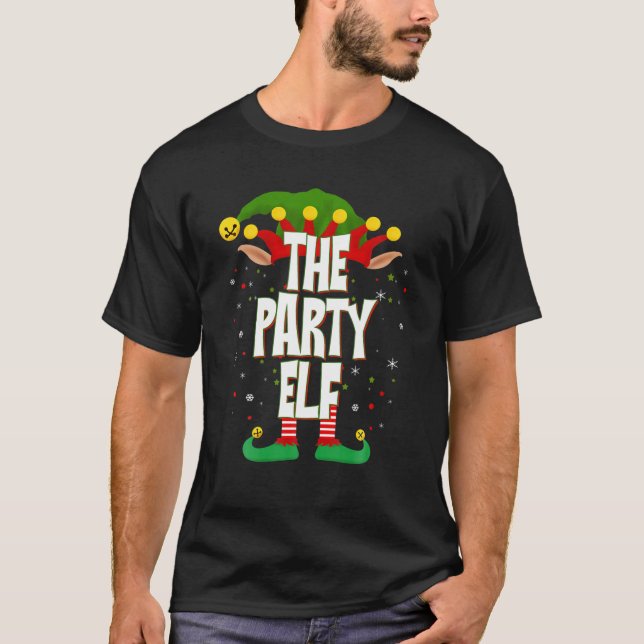 Camiseta Elves Group Los Navidades Del Fiesta Elf (Anverso)