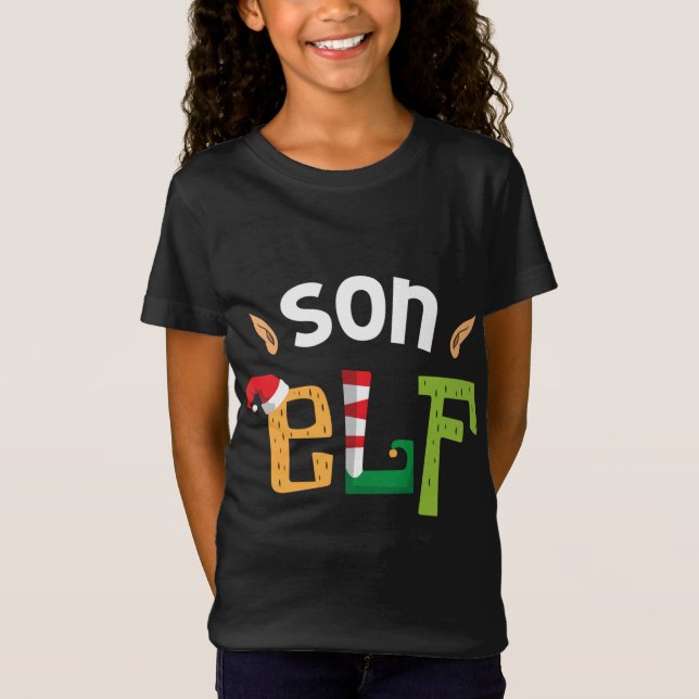 Camiseta Elves Navidades Elves Squad Pareándose Con La Fami (Anverso)